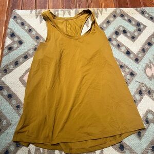 Lululemon Athletica Mustard Tank Top